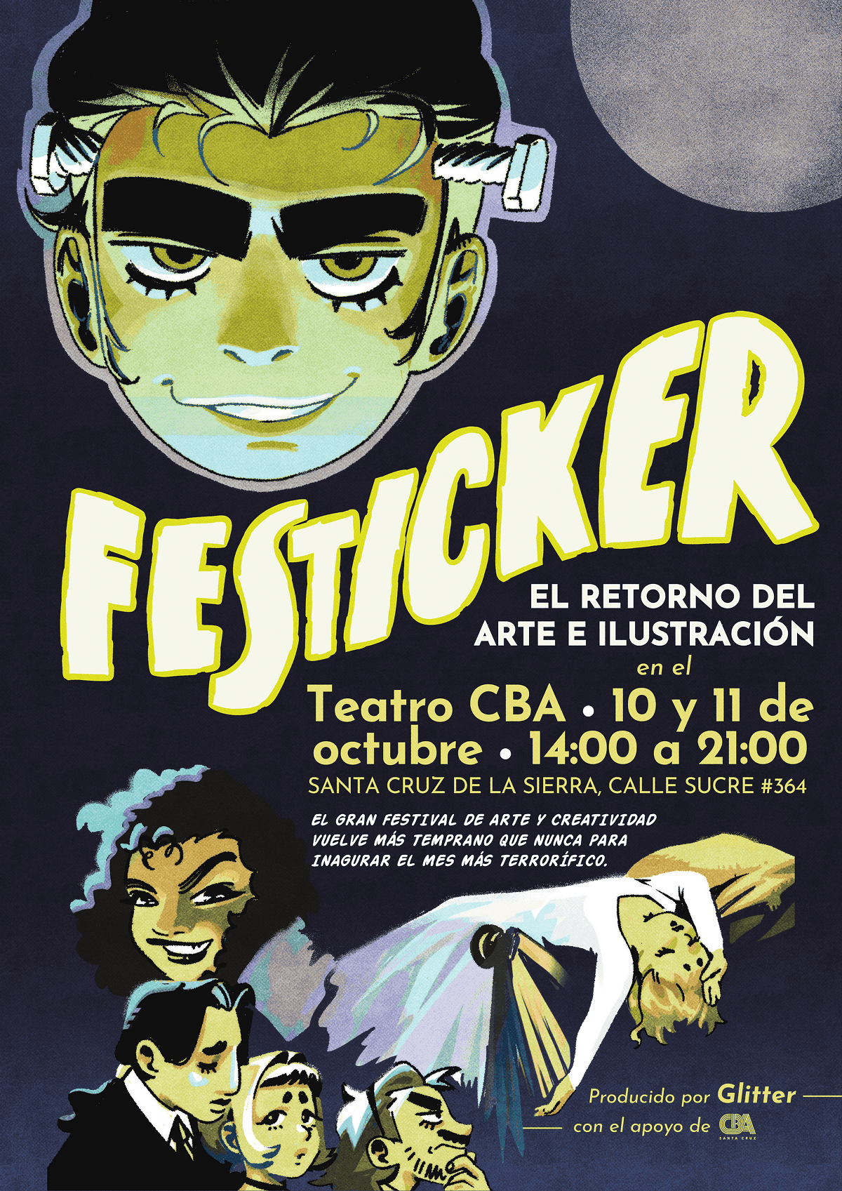 Afiche de Festicker 4ta Edición - Halloween